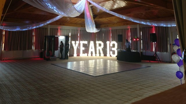 Image of prom set up landscape